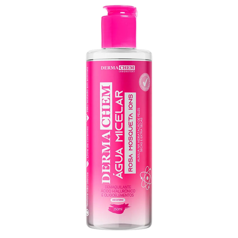 Água Micelar Dermachem Rosa Mosqueta Íons 250ml