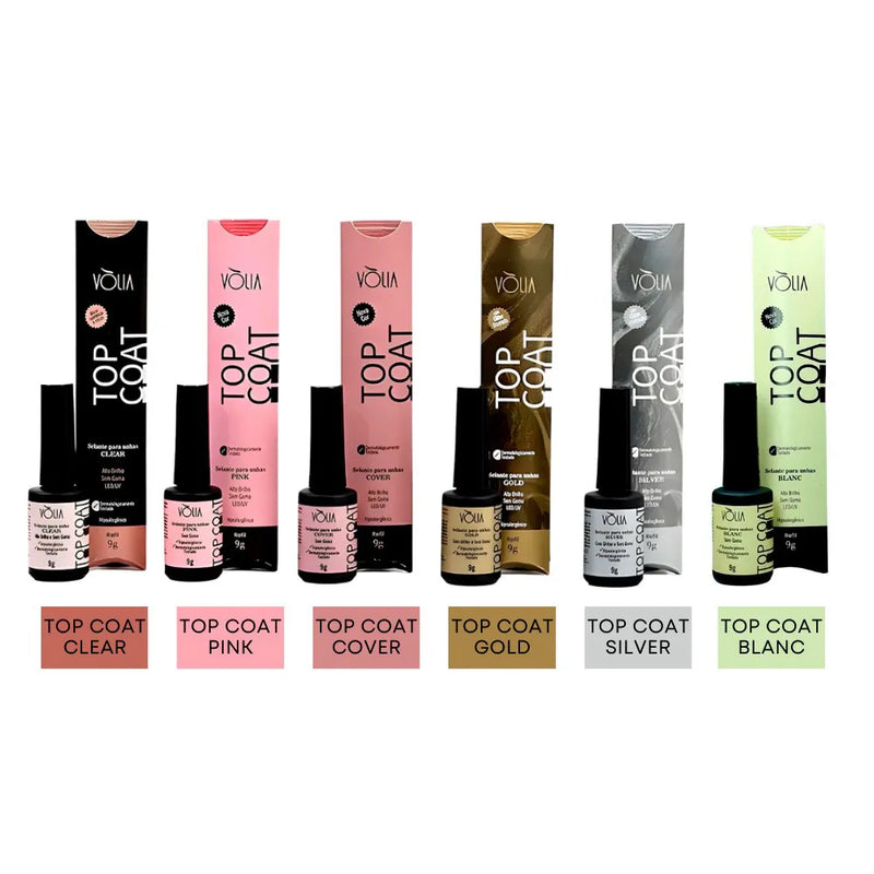 Top Coat Refil Sache Econômico Bisnaga UND 9g - Vólia