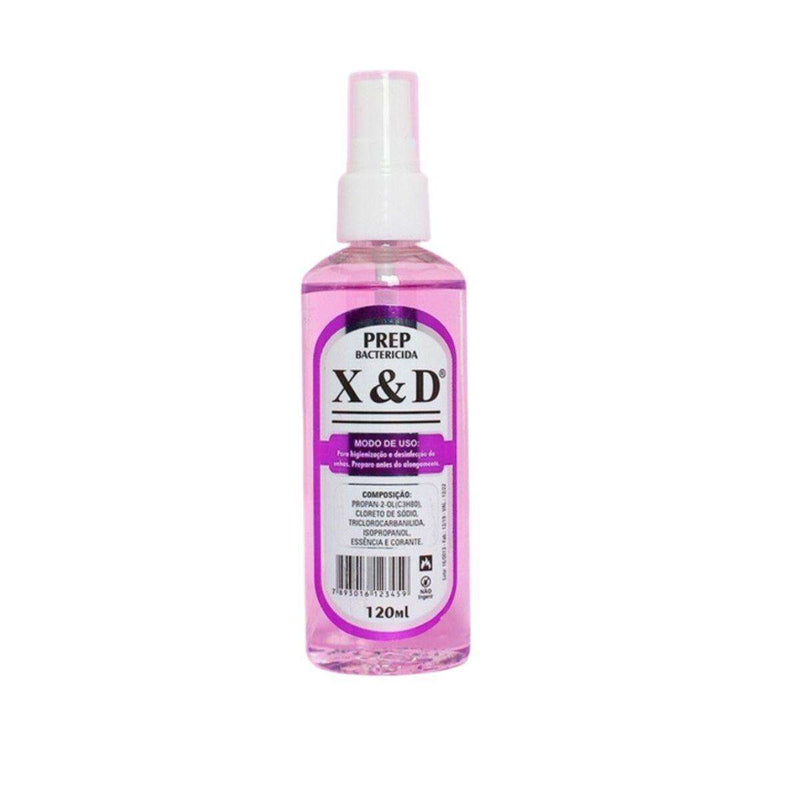 Prep Xed 120 Ml Spray Bactericida Para Cuidados De Unha Cor Rosa