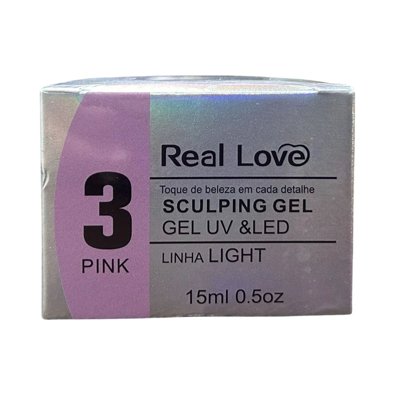 Sculping Gel 3 - Pink - Real Love