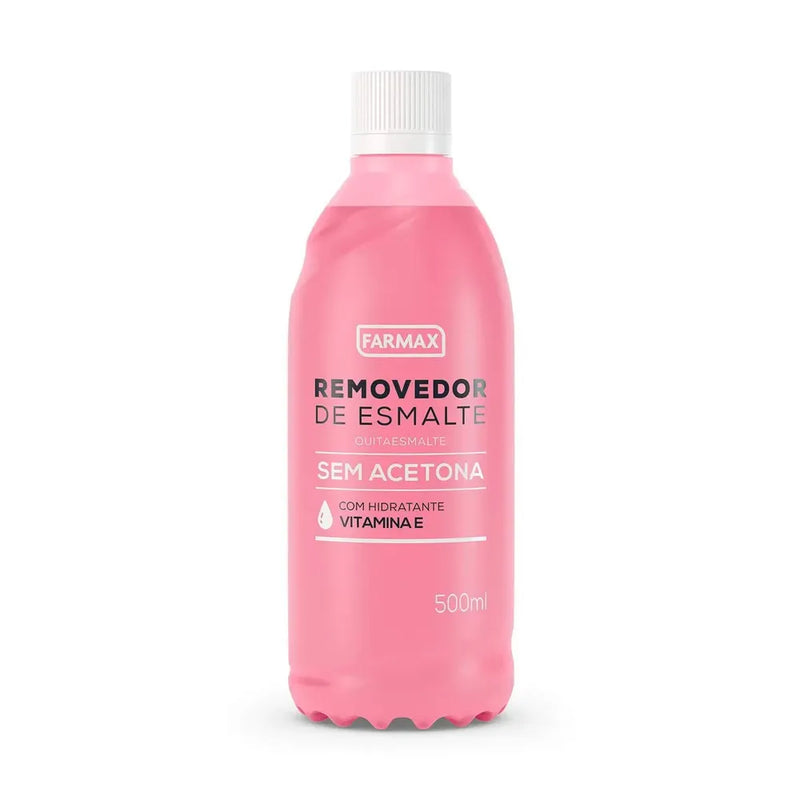 Removedor De Esmalte Farmax Sem Acetona 500ml