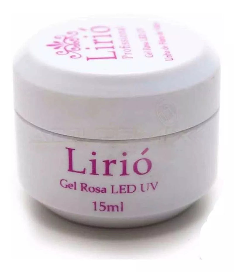 Gel Lirio Uv Led 15g Unhas Manicure Salão Acrigel Fibra