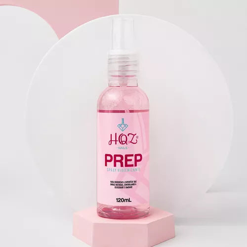 Prep Spray Hqz Nails Com Extrato De Melaleuca 120ml Unhas