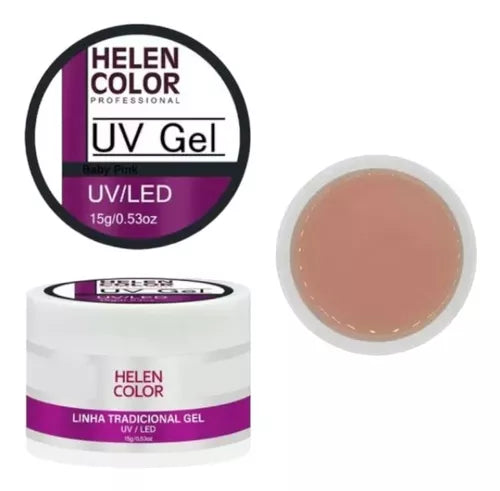Gel Linha Tradicional Helen Color Uv Led Unha Acrygel 15g