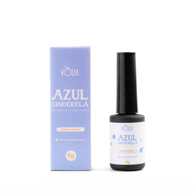 Esmalte LED/UV Azul Cinderela 9g