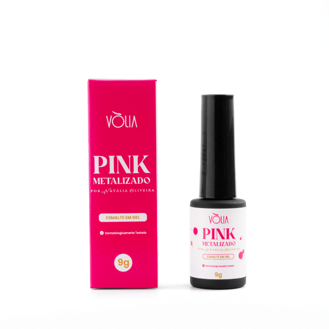 Esmalte LED/UV Pink Metalizado 9g