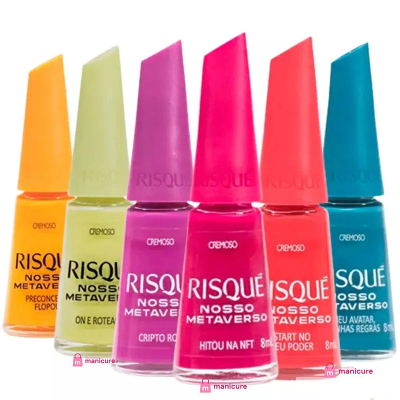 Esmalte Risque Unidade 8 ml - Escolha sua cor