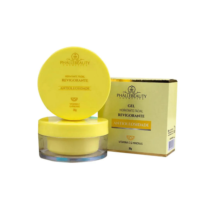 Gel Hidratante Facial Revigorante - Phallebeauty