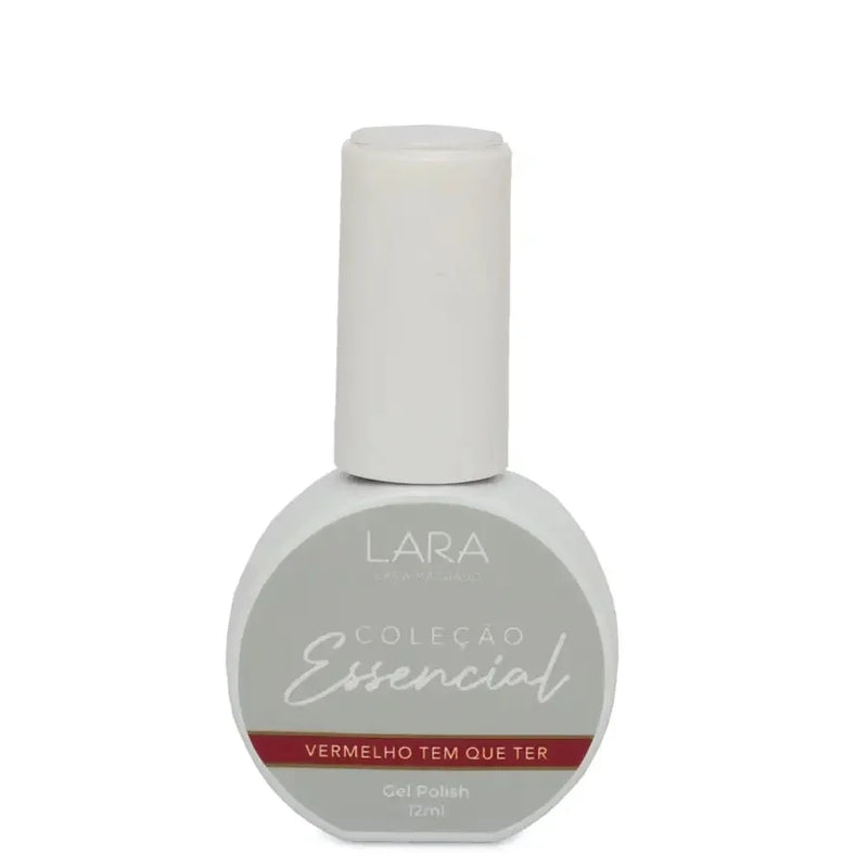 Lara Machado Esmalte em Gel Essencial Vermelho Tem que Ter 12ml