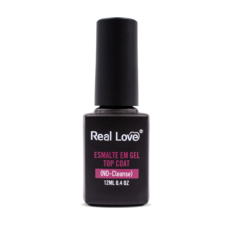 Esmalte em Gel Top Coat NO-Cleanse - Real Love