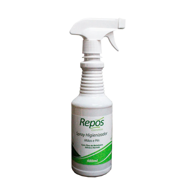 Repos Spray Higienizador Mãos e Pés 480 ML